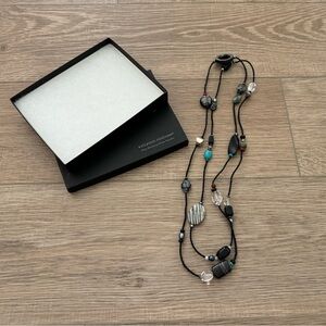 Silpada Black Multi-Strand Necklace